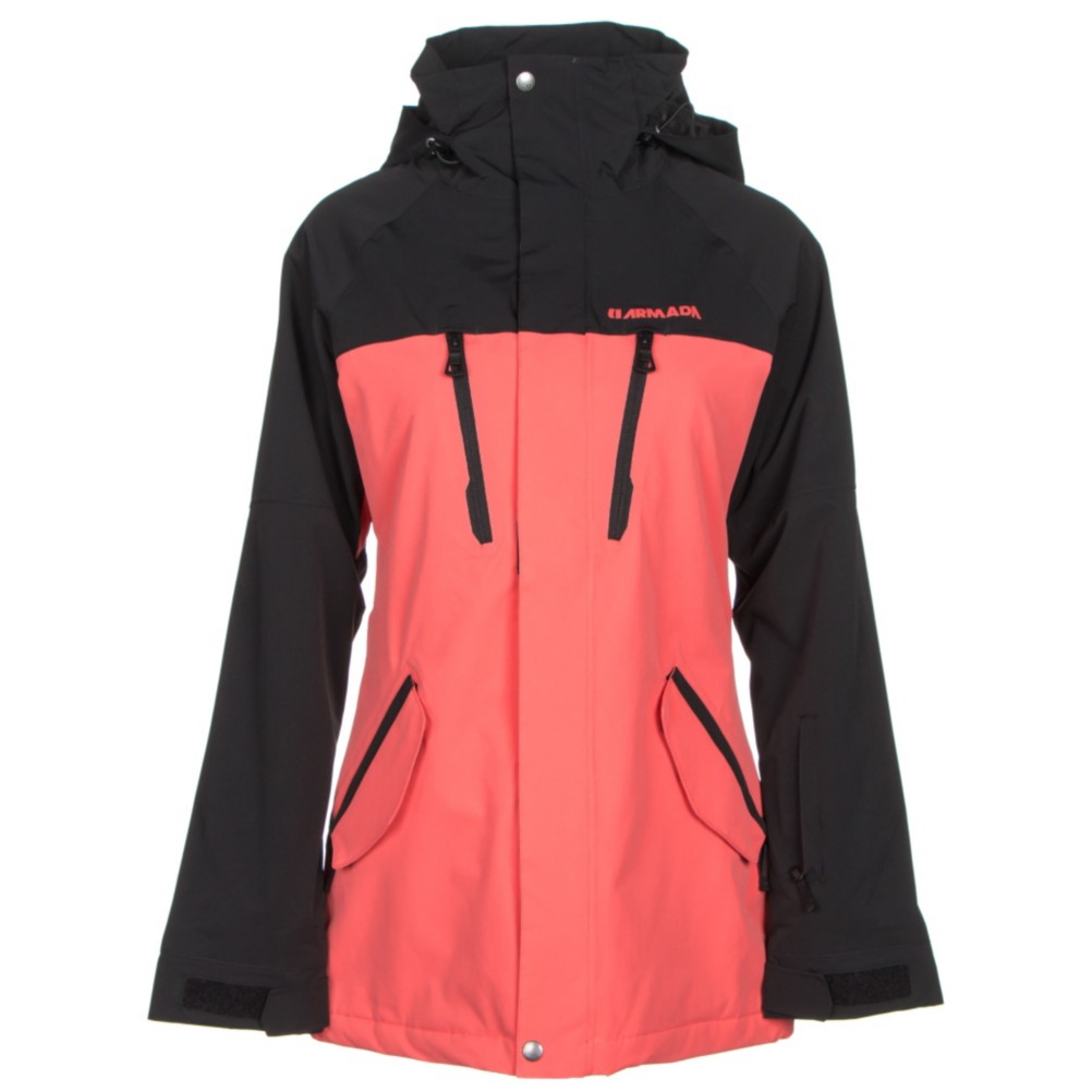 Armada Stadium Womens Insulated Ski Jacket, Coral, 256