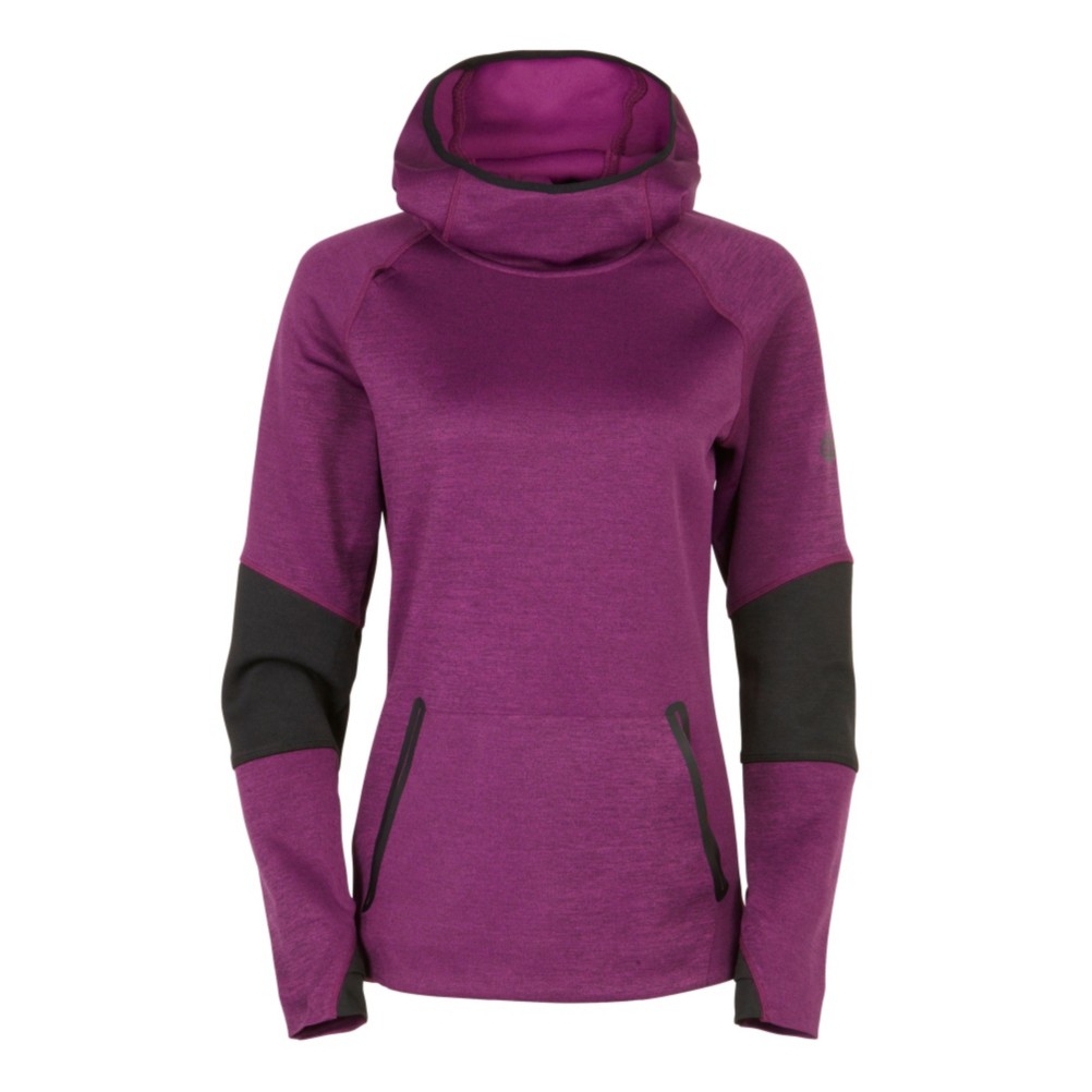 686 GLCR Storm Tech Fleece Pullover Womens Hoodie, Mulberry Heather, 256