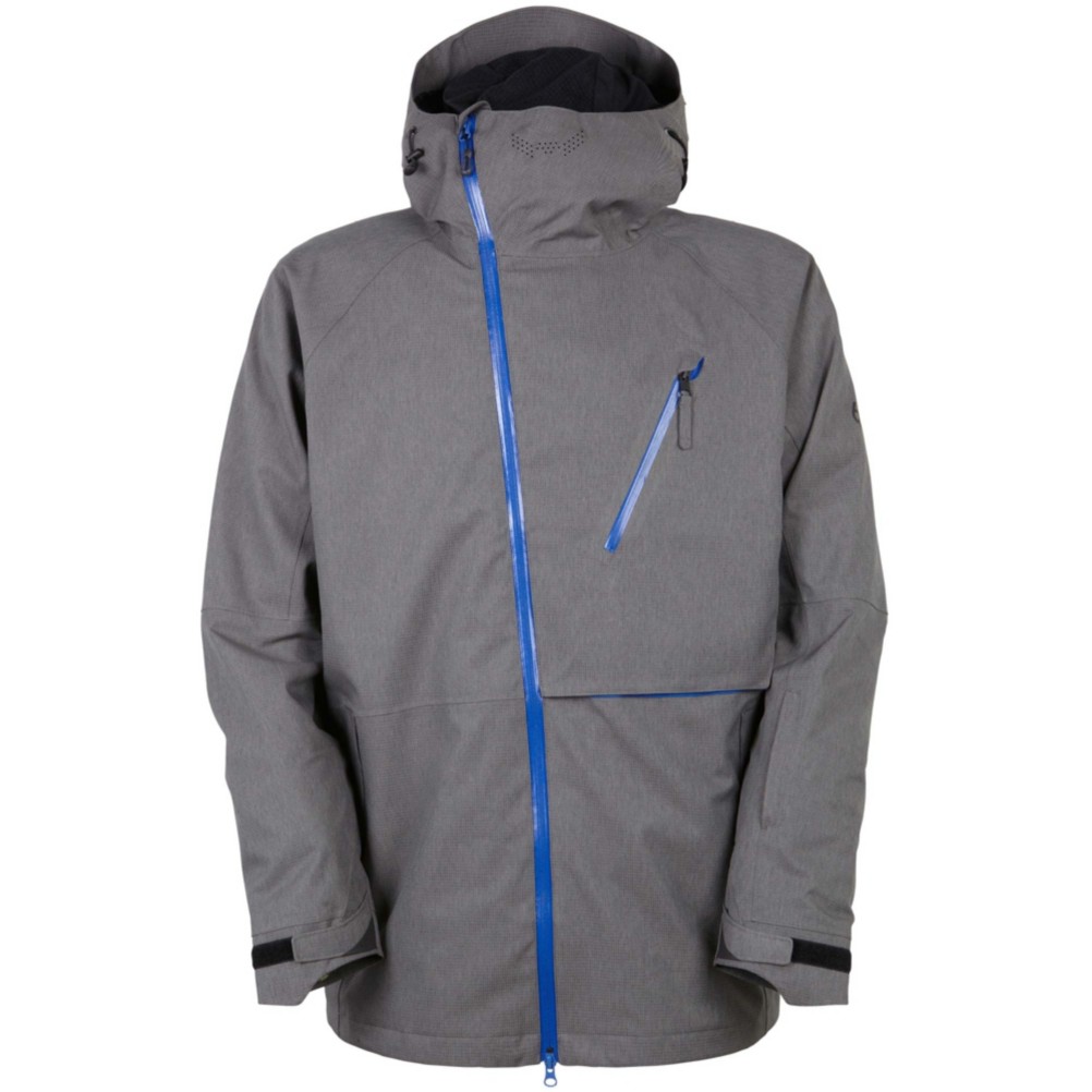 686 GLCR Hydra Thermagraph Mens Insulated Snowboard Jacket, Steel Rip Stop, 256