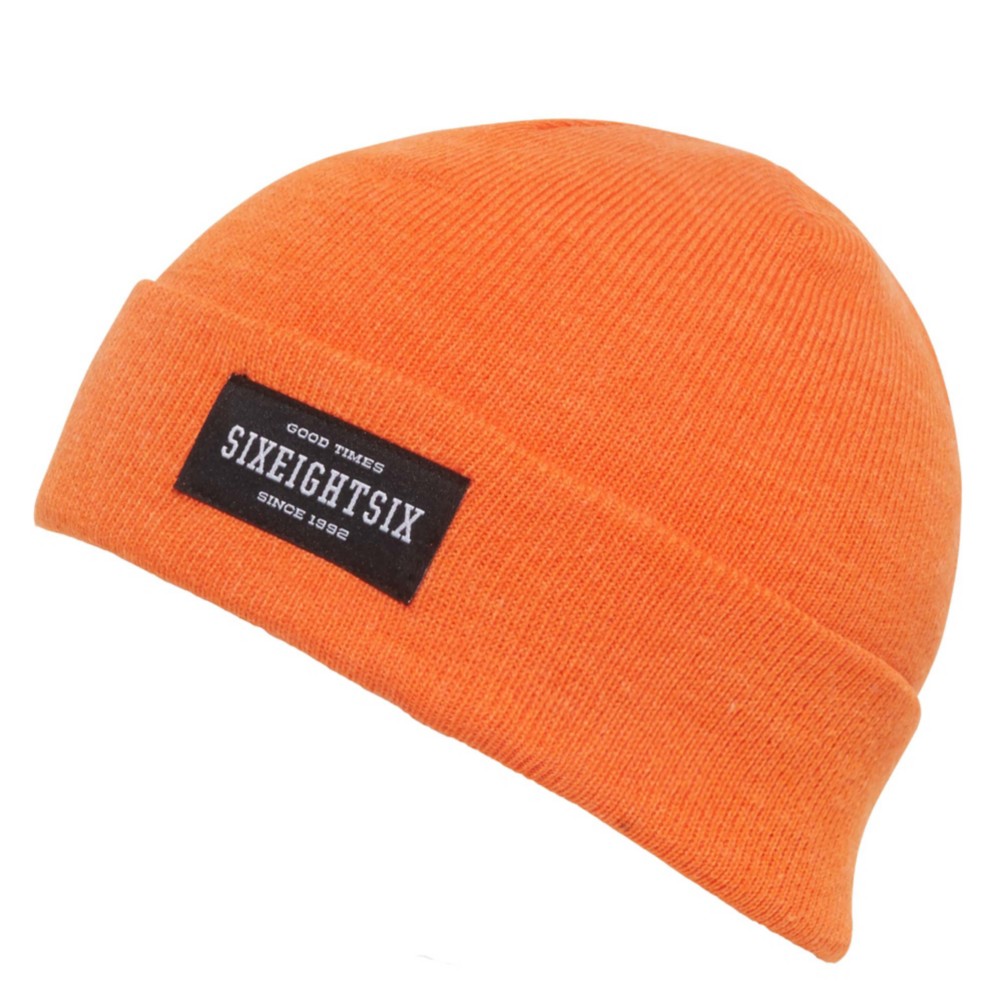 686 Good Times Roll Up Beanie, Orange, 256