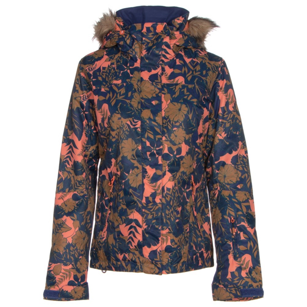 Roxy Jet Ski w/Faux Fur Womens Insulated Snowboard Jacket eBay