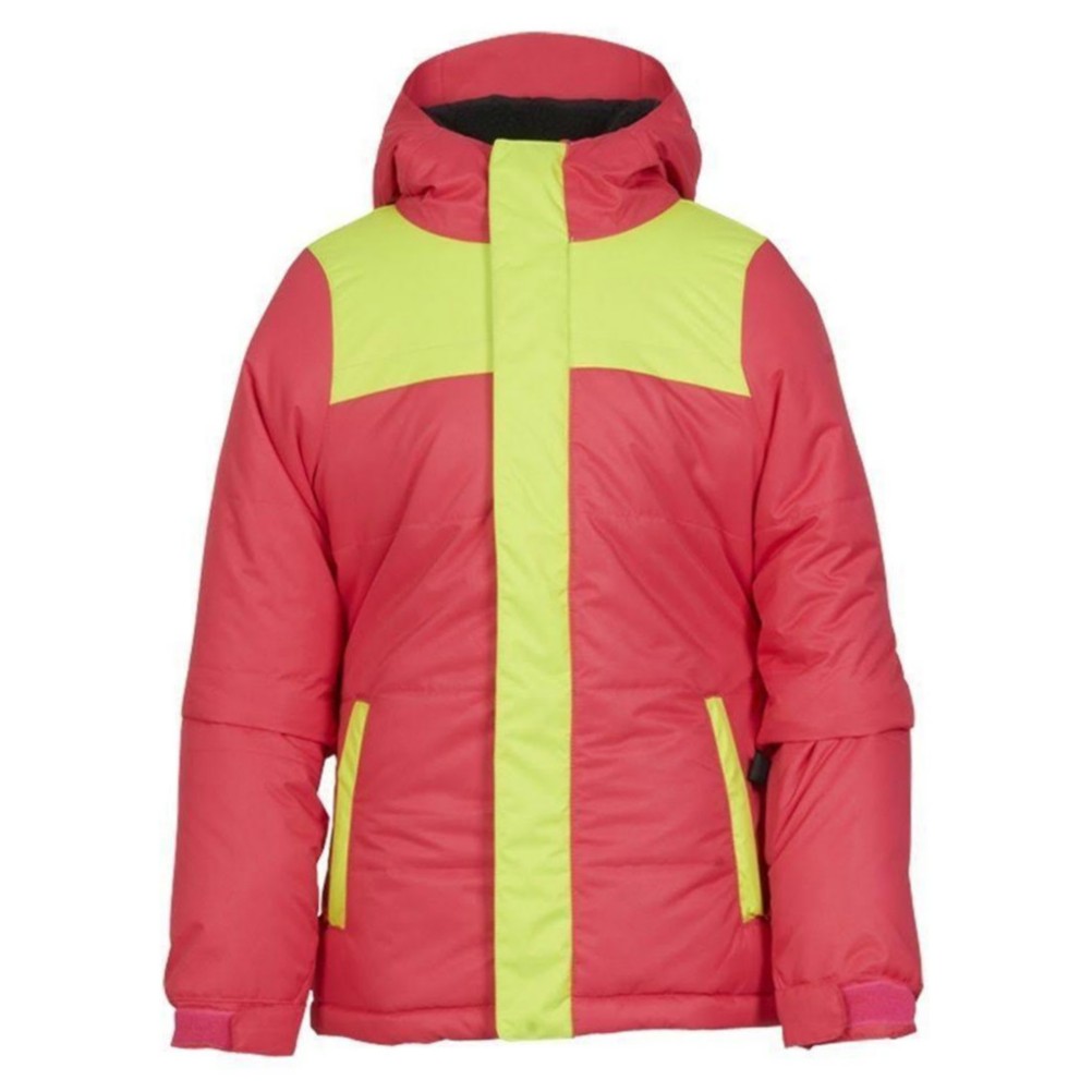 686 Ella Insulated Girls Snowboard Jacket, Fuschia Colorblock, 256