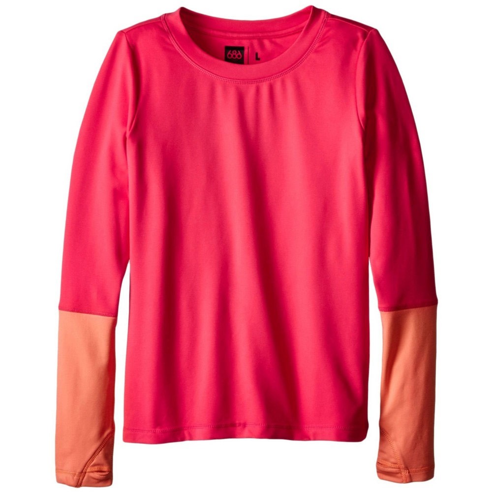686 Serenity 1st Layer Girls Long Underwear Top, Fuschia, 256