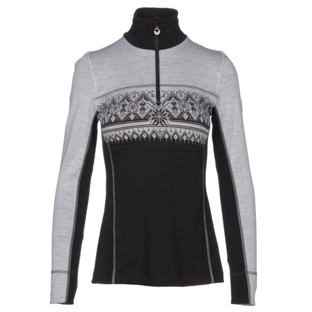 Dale Of Norway Rondane Feminine Womens Sweater, Black-White, 256