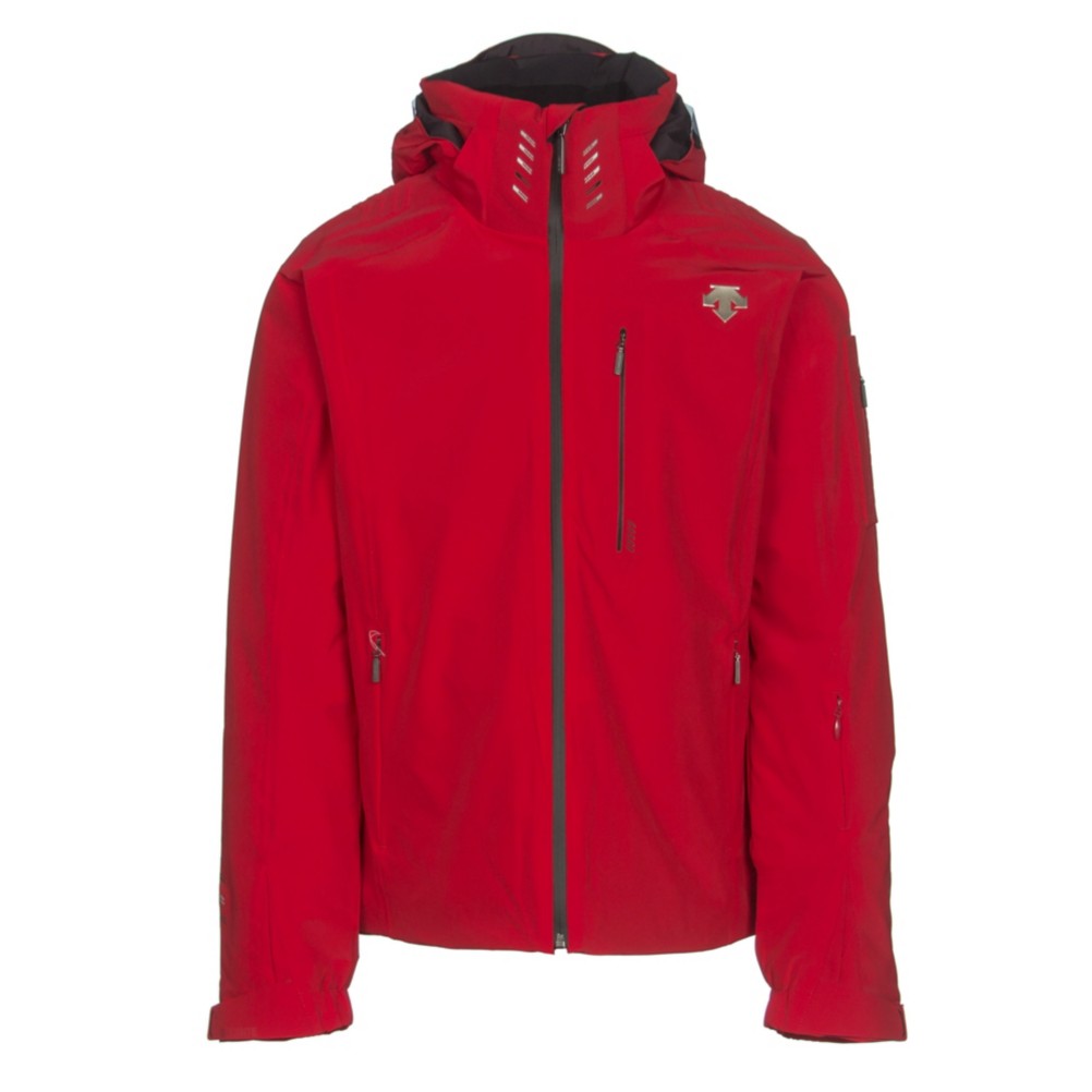 Descente Regal Mens Insulated Ski Jacket, Electric Red-Black, 256