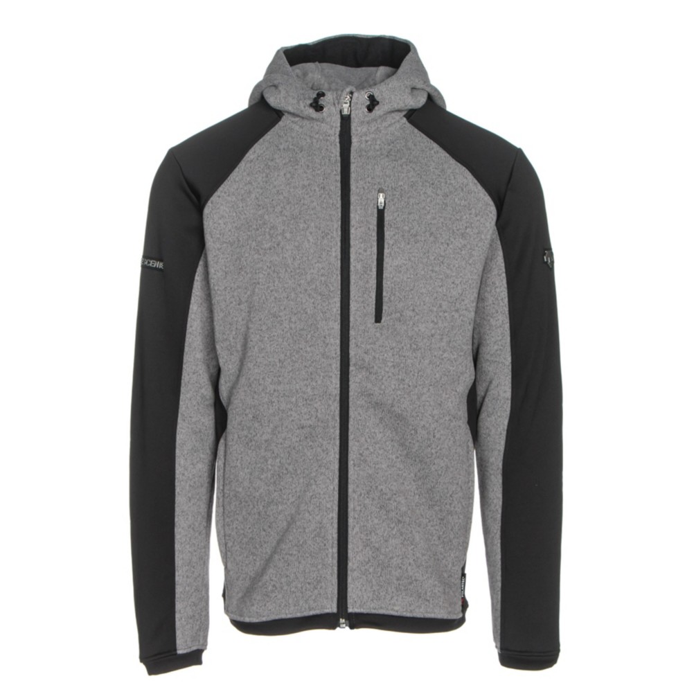 Descente Focus Mens Jacket, Gray-Black, 256