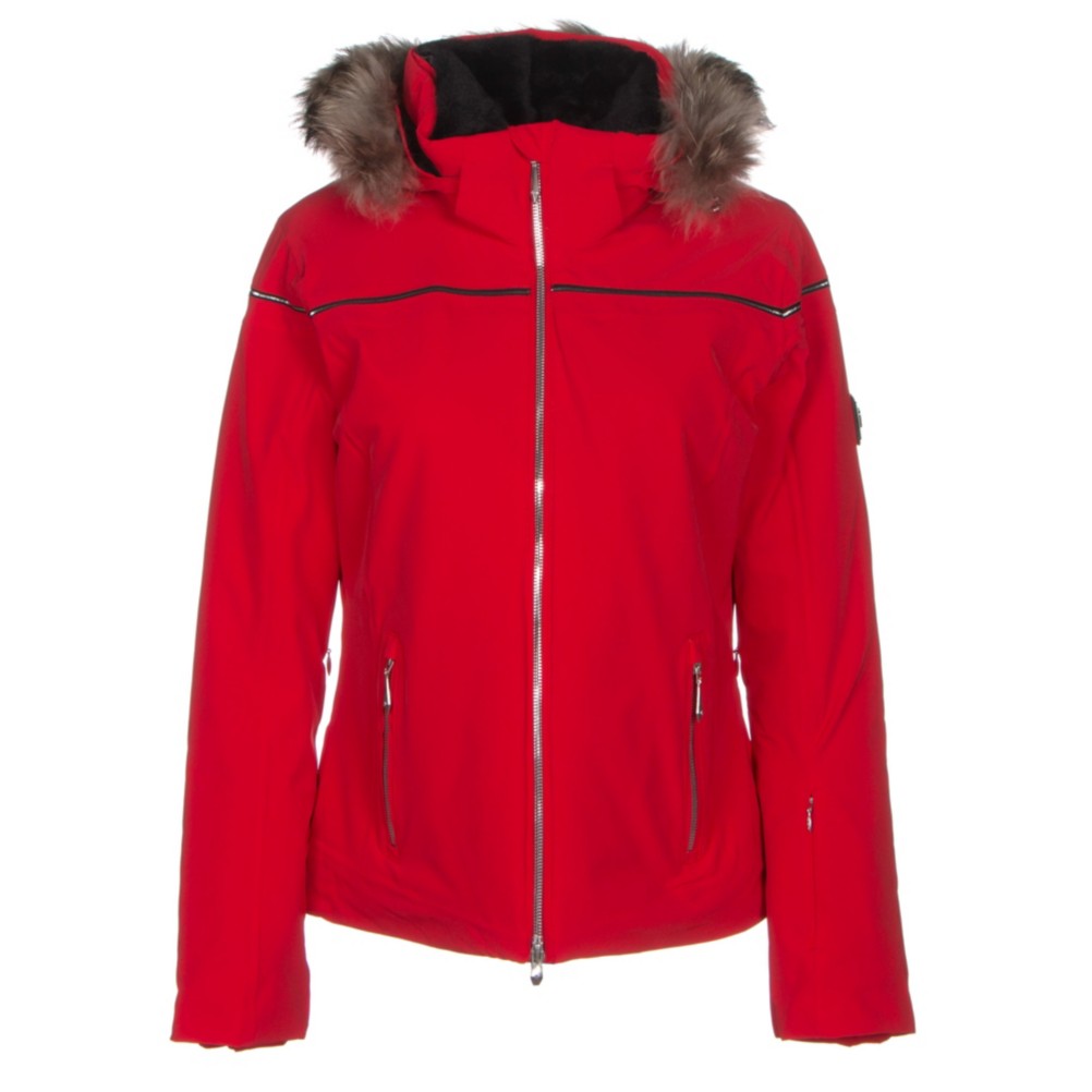 Descente Raven Womens Insulated Ski Jacket, Electric Red, 256