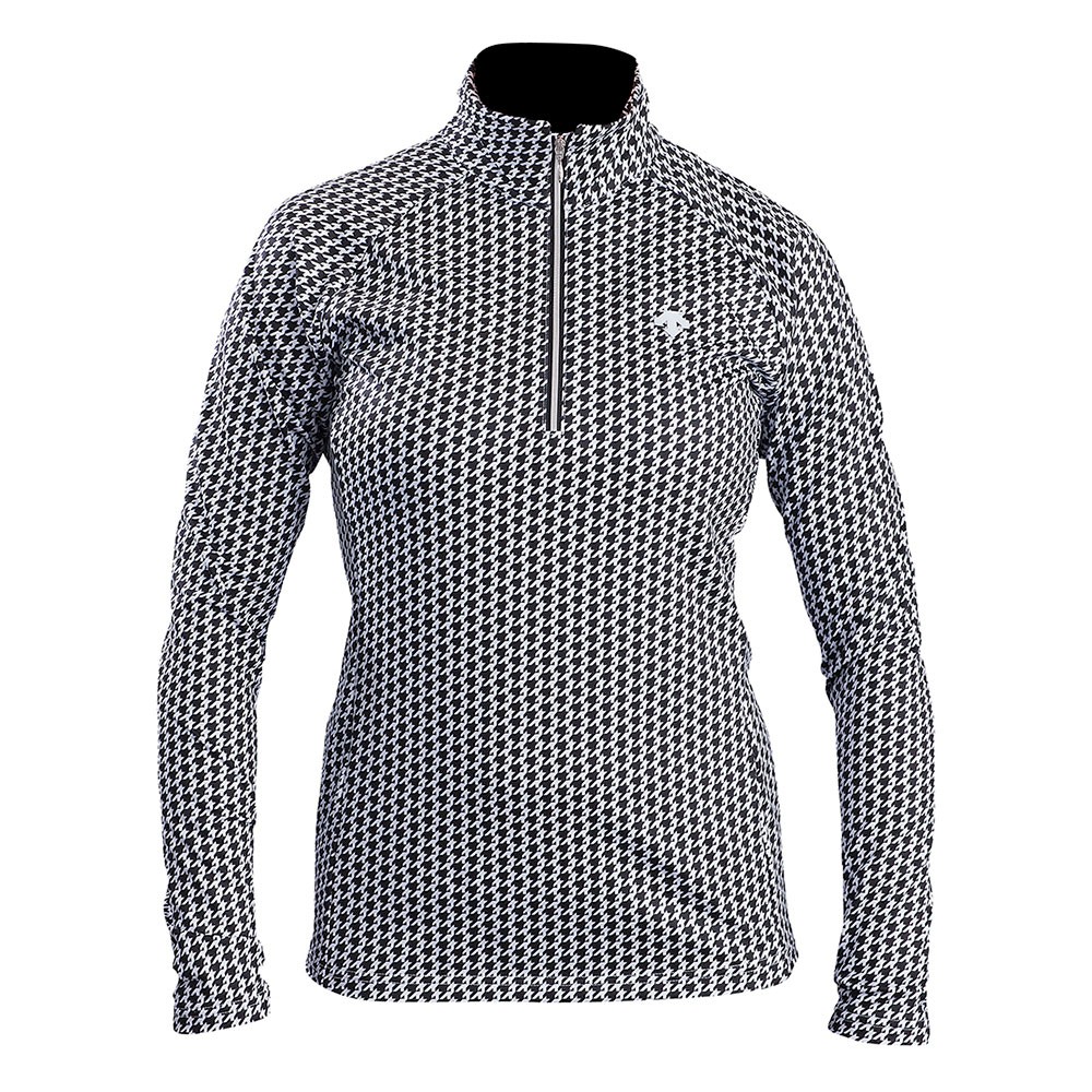 Descente Demi T-Neck Womens Mid Layer, Black, 256