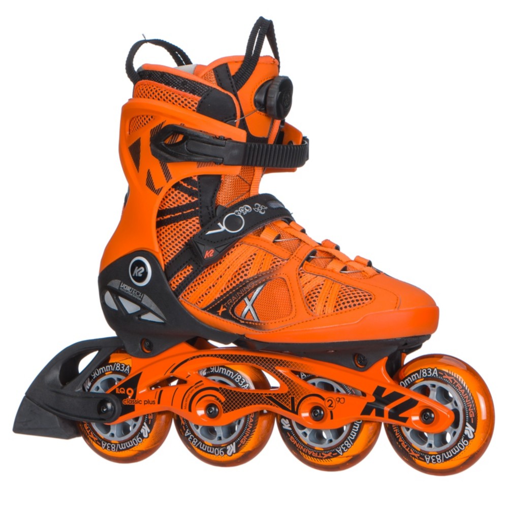K2 VO2 90 Boa Inline Skates 2017, Orange, 256