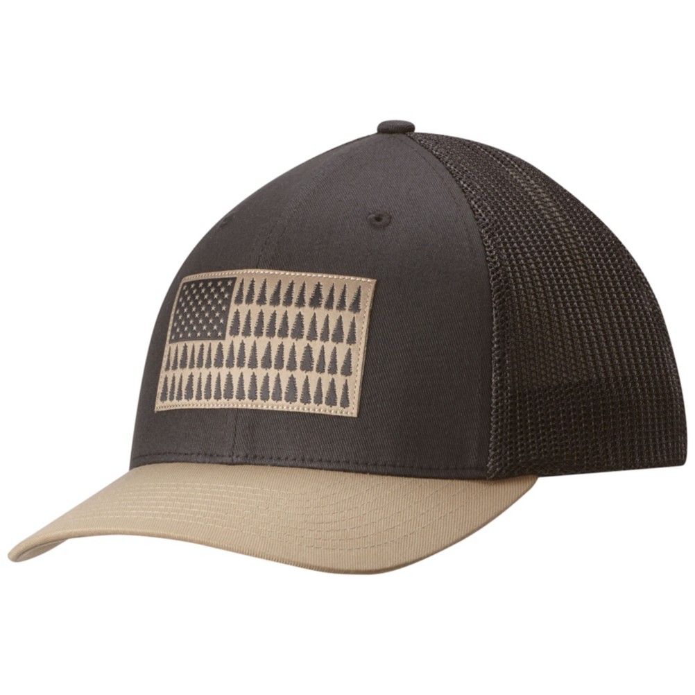 Columbia Mesh Hat, Shark-British Tan Tree Patch, 256