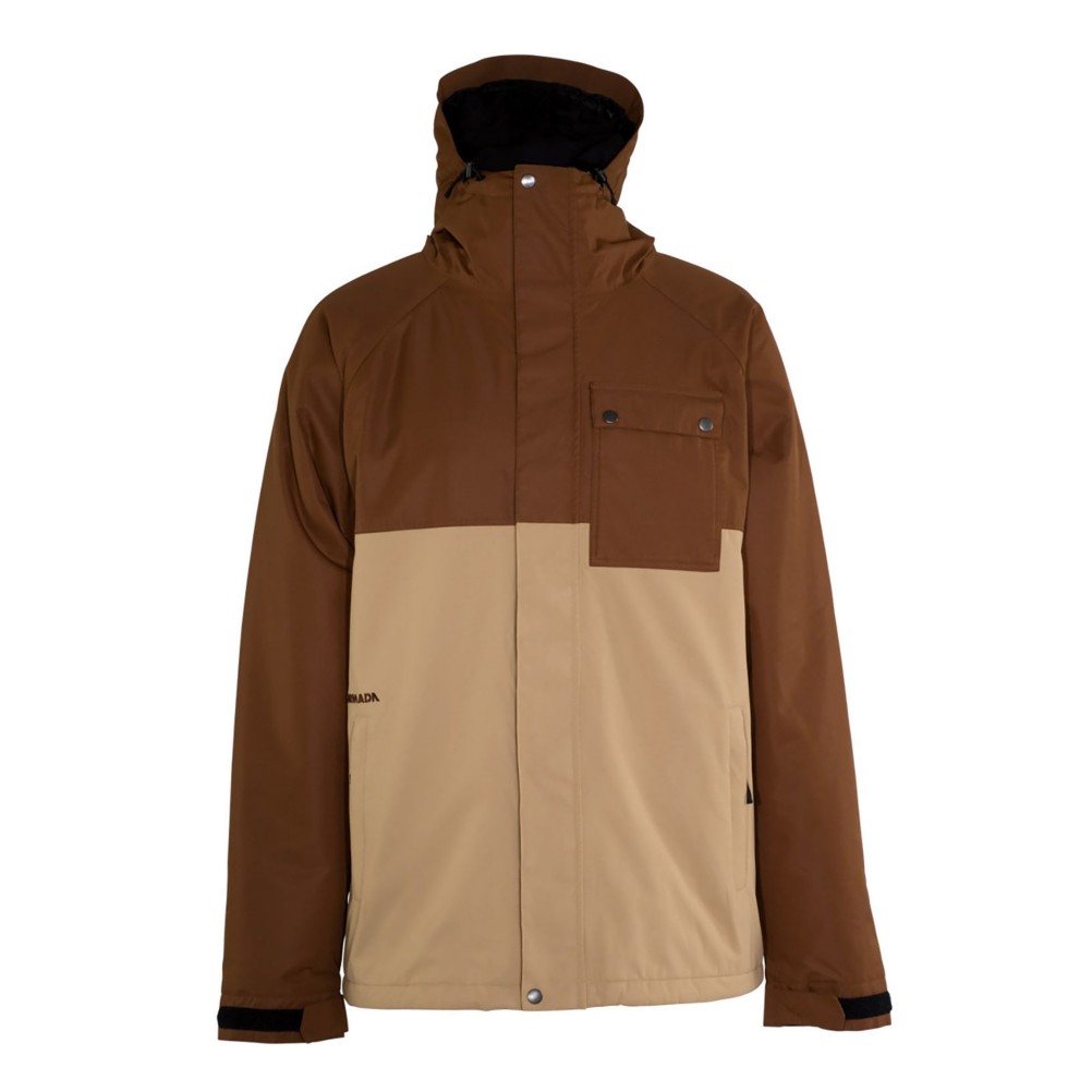 Armada Emmett Mens Insulated Ski Jacket, Brown, 256