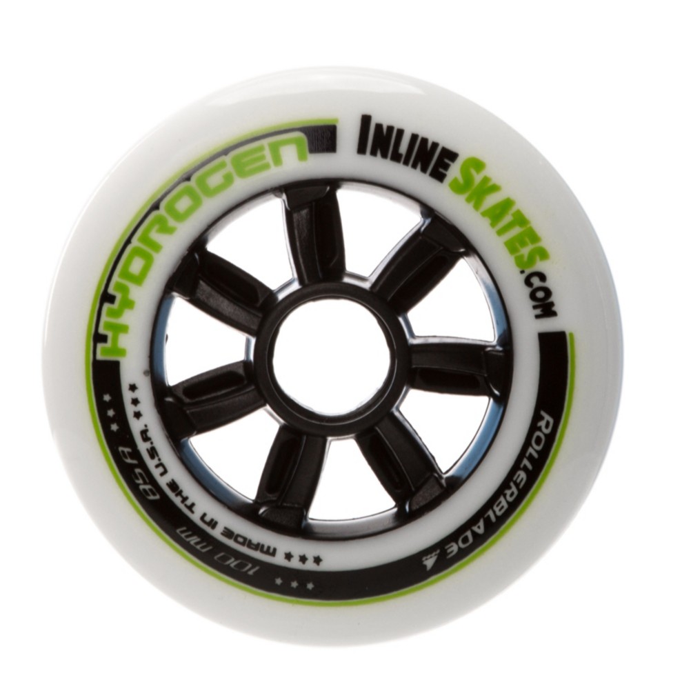 Rollerblade Hydrogen 100mm/85A Custom Inline Skate Wheels 8 Pack