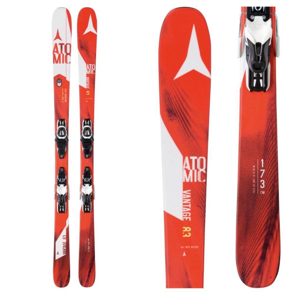 Atomic Vantage 83 R Skis with Lithium 10 Bindings 2016