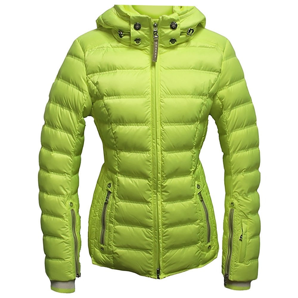 Bogner Noemi Down Womens Insulated Ski Jacket, Glowing Green, 256