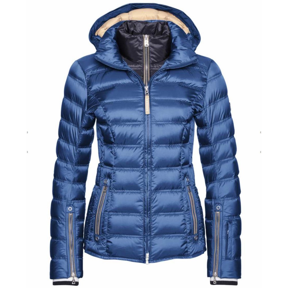 Bogner Noemi Down Womens Insulated Ski Jacket, Denim Blue, 256