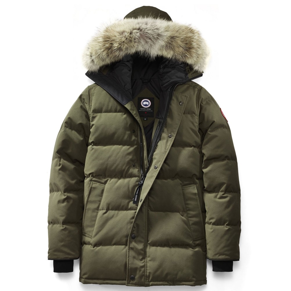 Canada Goose Carson Parka Mens Jacket, Military Green, 256