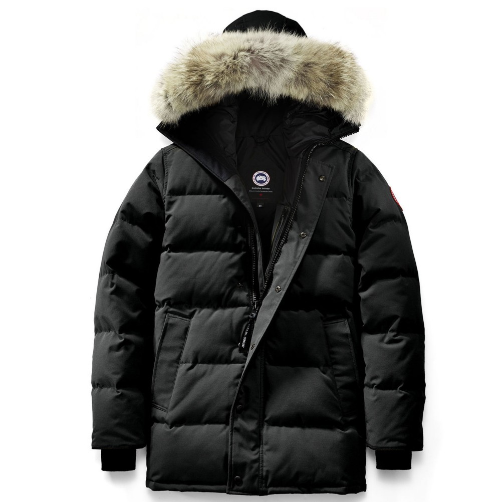 Canada Goose Carson Parka Mens Jacket, Black, 256