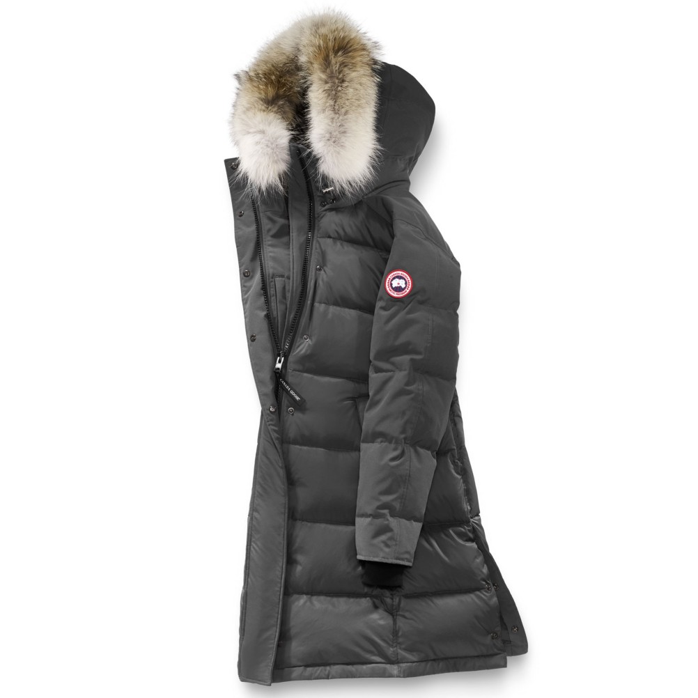 Canada Goose Rowley Parka Womens Jacket, Graphite, 256