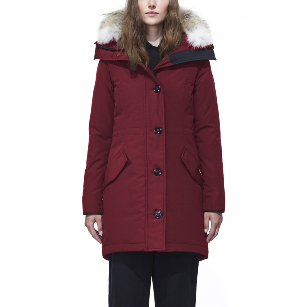 Canada Goose Rossclair Parka Womens Jacket, Red, 256