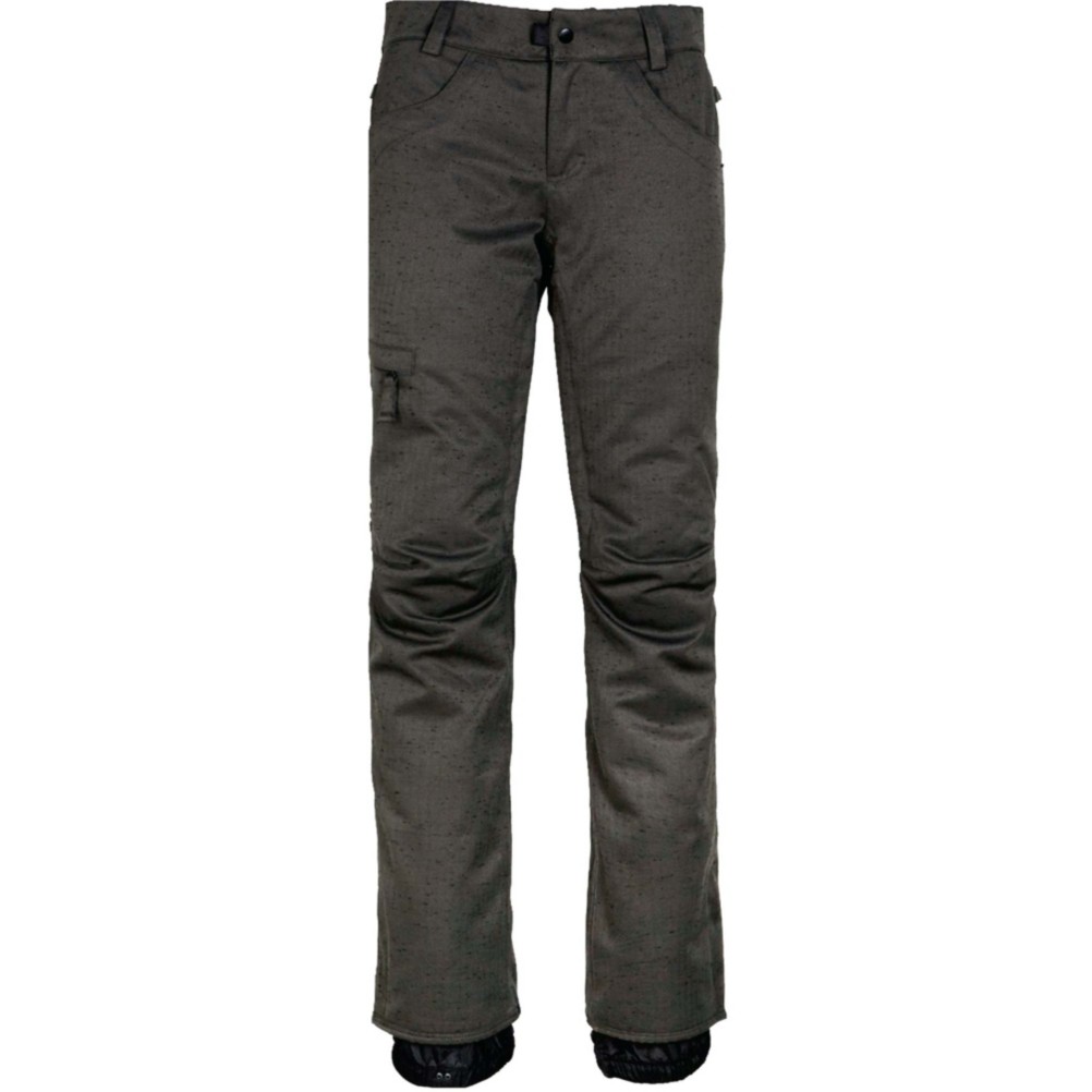 686 Patron Insulated Womens Snowboard Pants, Charcoal Slub, 256