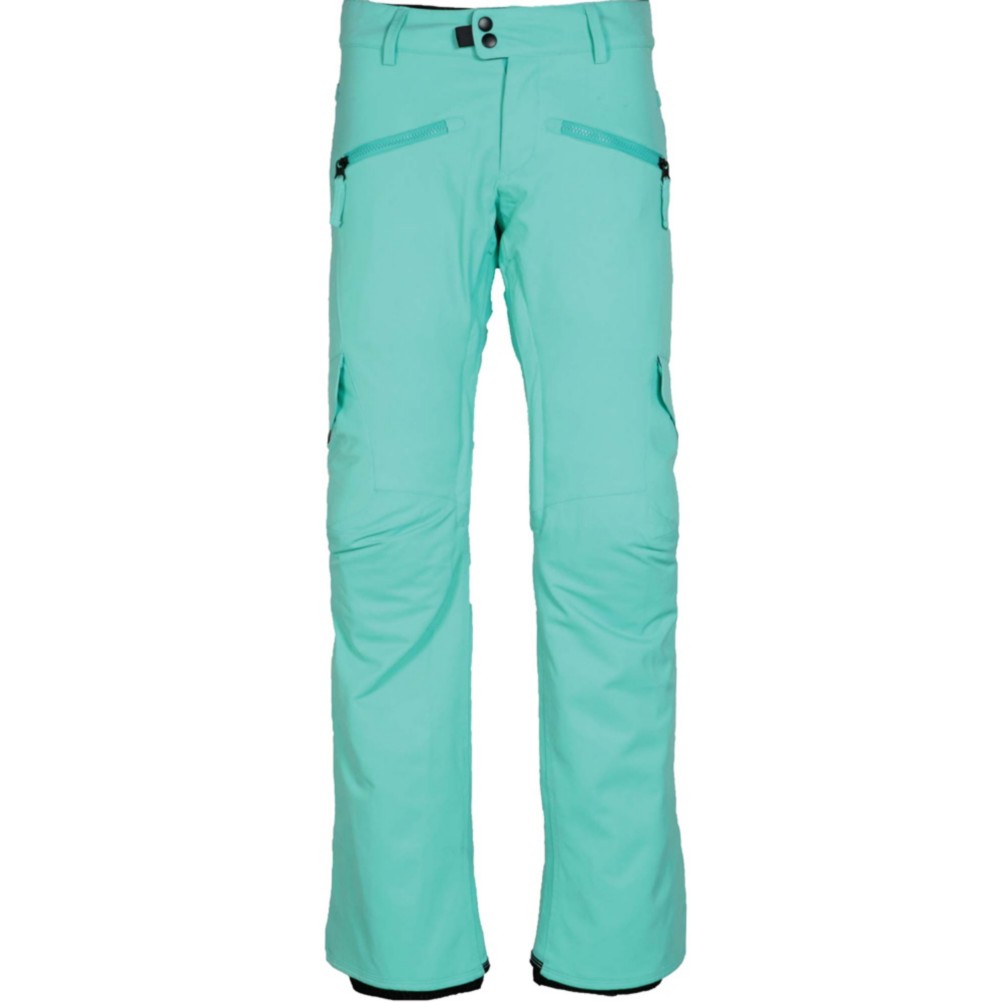 686 Mistress Insulated Cargo Womens Snowboard Pants, Aqua, 256