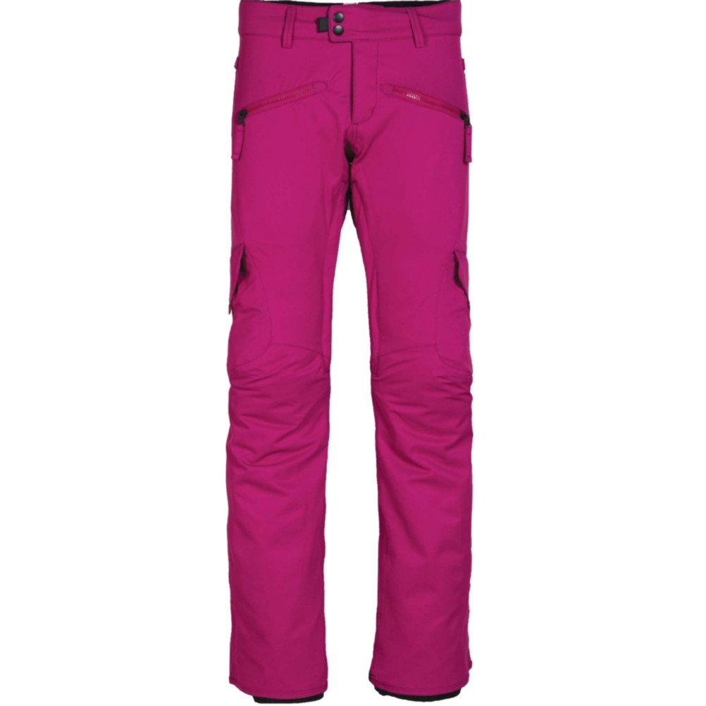 686 Mistress Insulated Cargo Womens Snowboard Pants, Fuchsia, 256