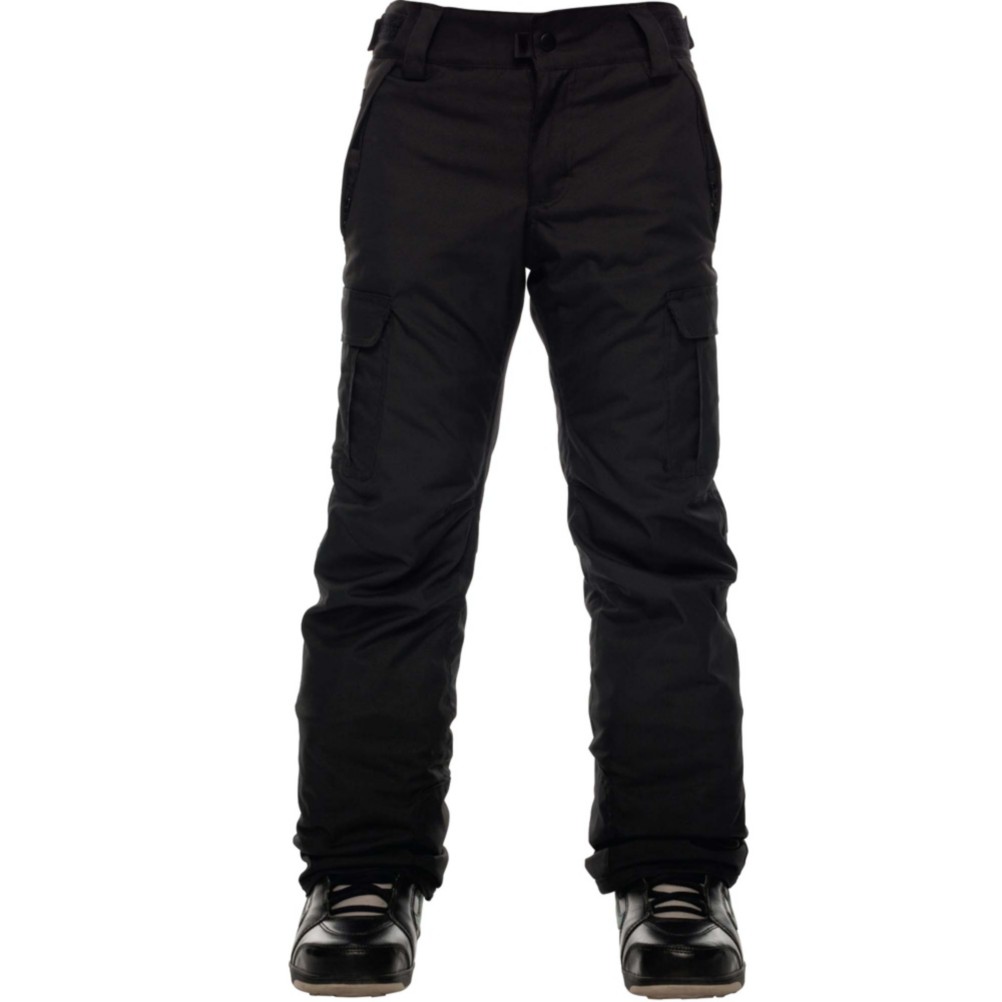 686 All Terrain Insulated Kids Snowboard Pants, Black, 256