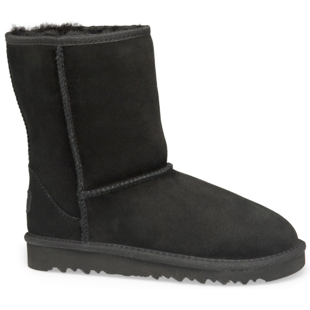 UGG Australia Classic Girls Boots, Black, medium