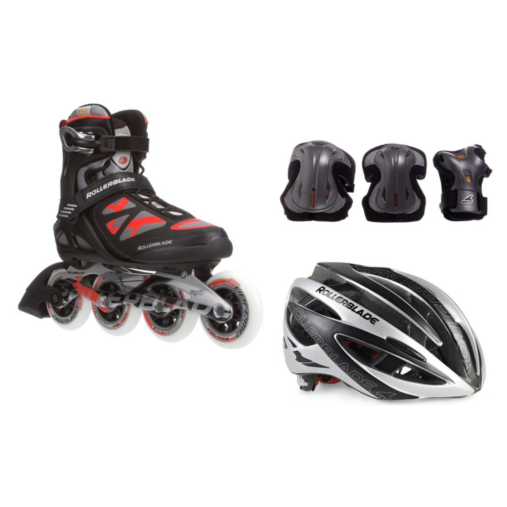 Rollerblade Macroblade 90 with Lux Plus 3 Pad Pack, , 256