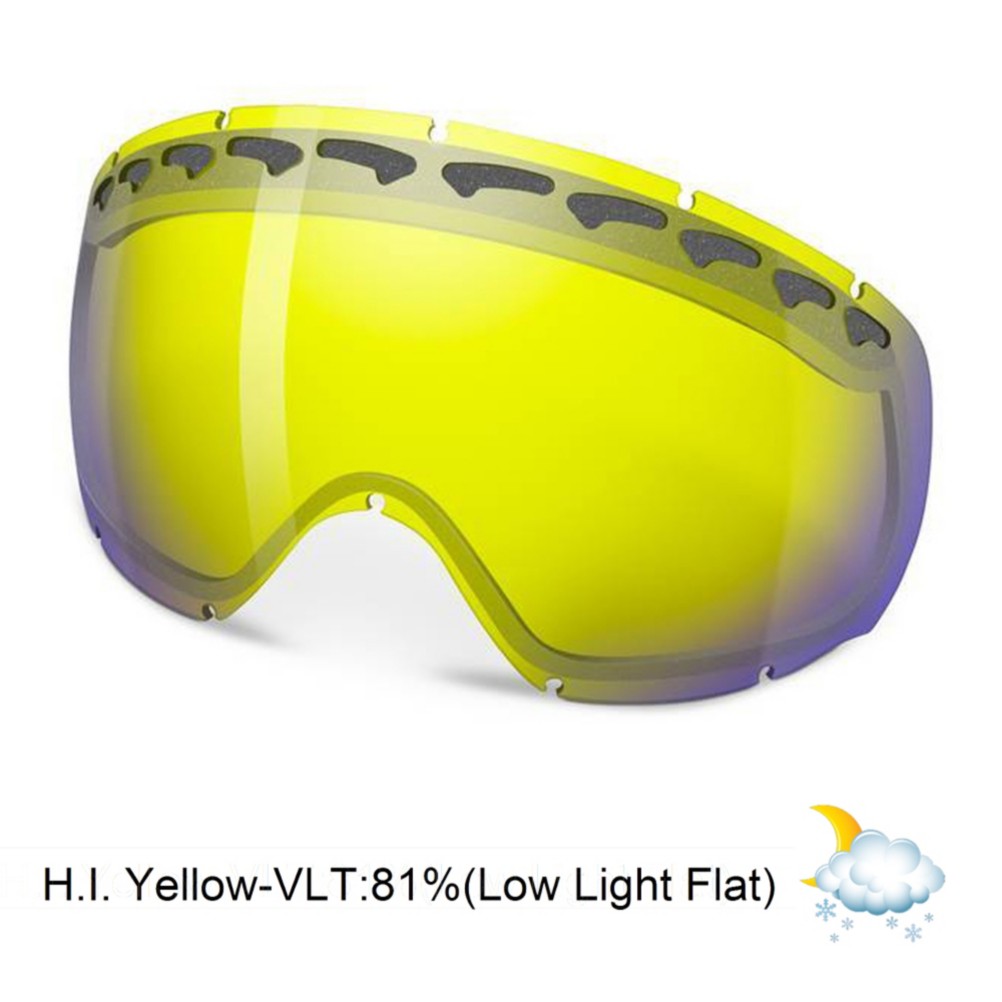 Oakley Crowbar Goggle Replacement Lens 2013, High Intensity Yellow, medium