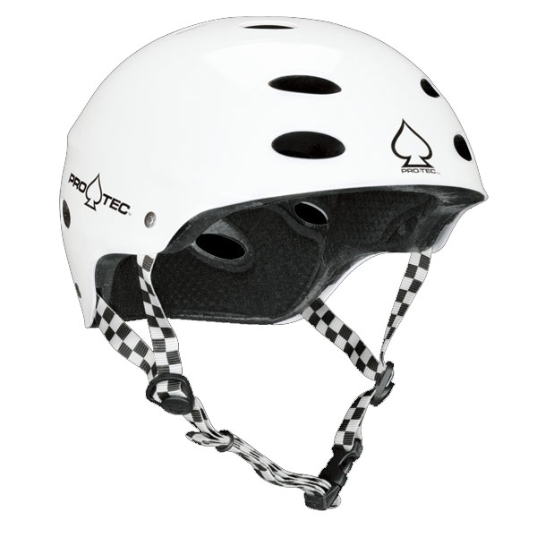 Pro-Tec Ace Mens Skate Helmet 2013, Gloss White, medium