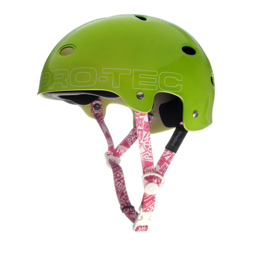 Pro-Tec B2 Signature Mens Skate Helmet 2013, Gloss Neon Green, swatch