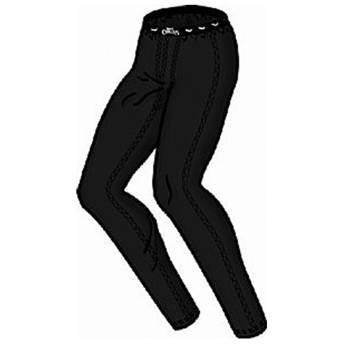 Hot Chillys Peachskin Lowrise Womens Long Underwear Pants, Black, medium