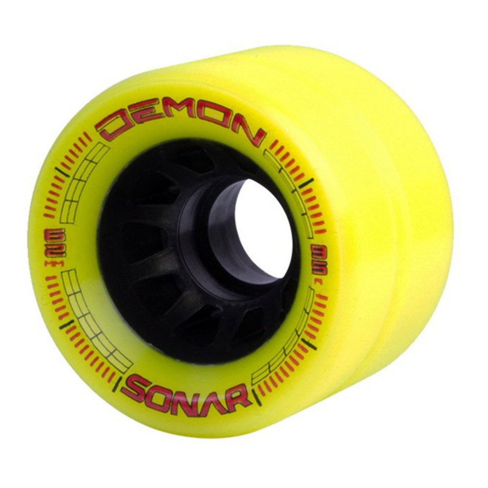 Radar Demon Roller Skate Wheels - 4 Pack, Yellow, swatch