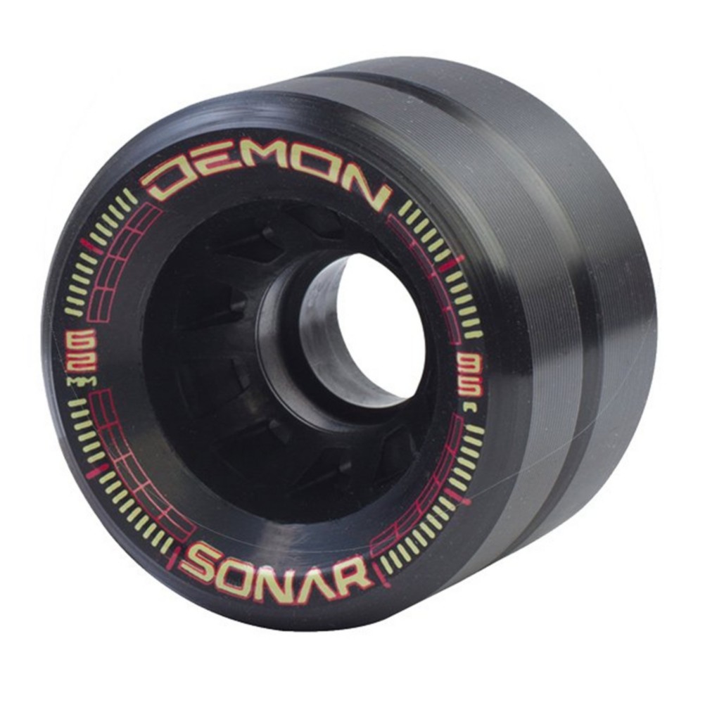 Radar Demon Roller Skate Wheels - 4 Pack, Black, medium