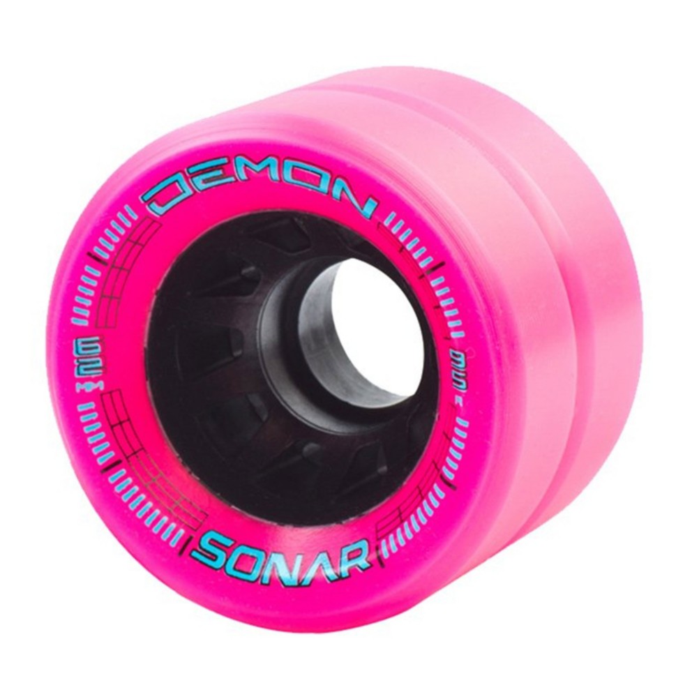 Radar Demon Roller Skate Wheels - 4 Pack, Pink, swatch