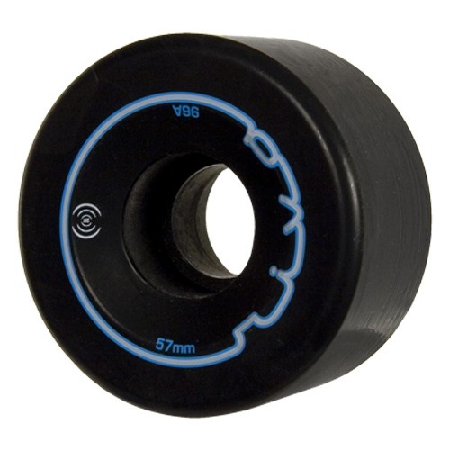 Radar Riva Roller Skate Wheels - 4 Pack, Black, medium