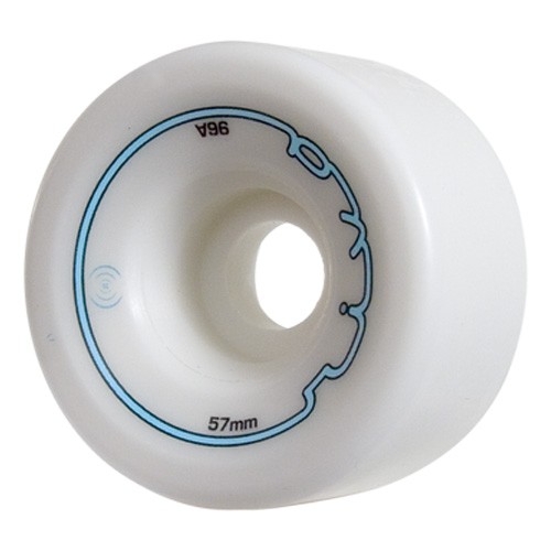 Radar Riva Roller Skate Wheels - 4 Pack, White, swatch