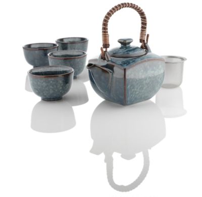 Denim Blues Teapot Set