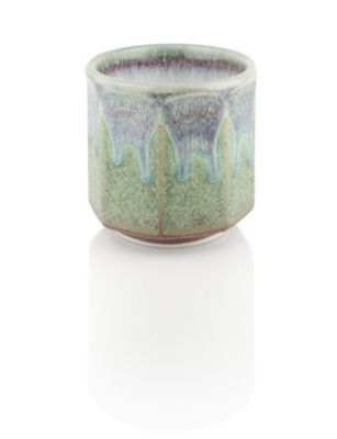 Seafoam Octagonal Tea Cup