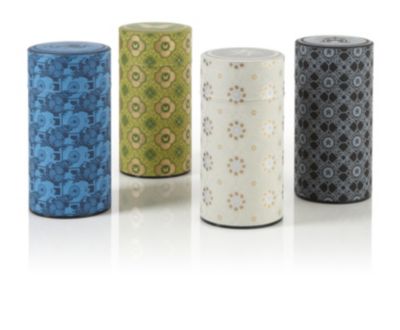 Teavana Icon Tea Tin, white