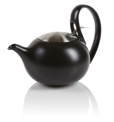 Jasmine Modern Black Teapot