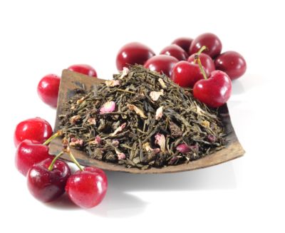 Japanese Wild Cherry Flavored Green Tea image