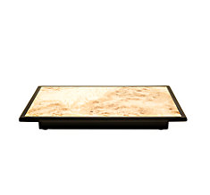 Mappa Burl Flat Tea Tray