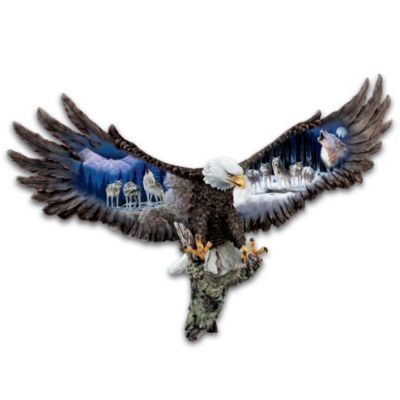 Sovereign Spirits Bald Eagle Wall Sculpture