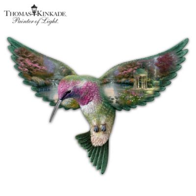 Thomas Kinkade The Garden Of Prayer Hummingbird Wall Decor Art