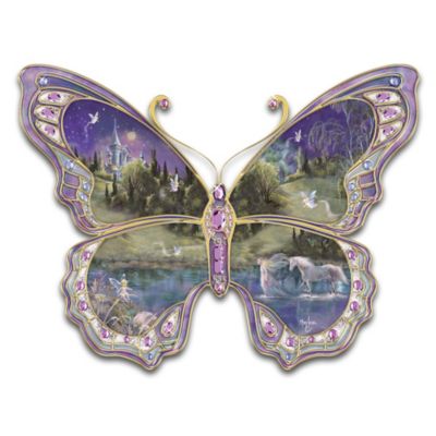 Mimi Jobe Enchanted Journey Fairy And Unicorn Wall Decor Art