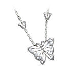 Butterfly Kisses Diamond Necklace