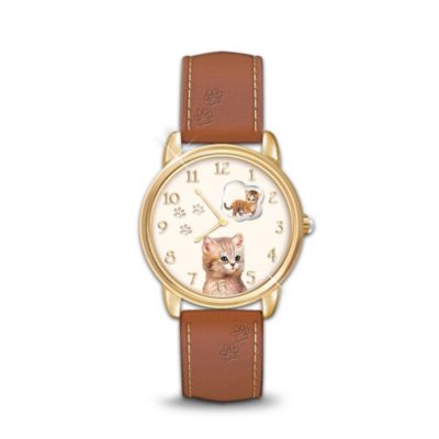 Purr-fect Companion Cat-Themed Watch: Pet-Themed Jewelry