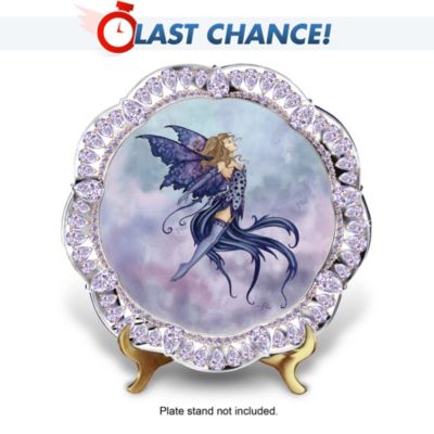 Amy Brown Night Fairy Fantasy Art Collector Plate: Imagine